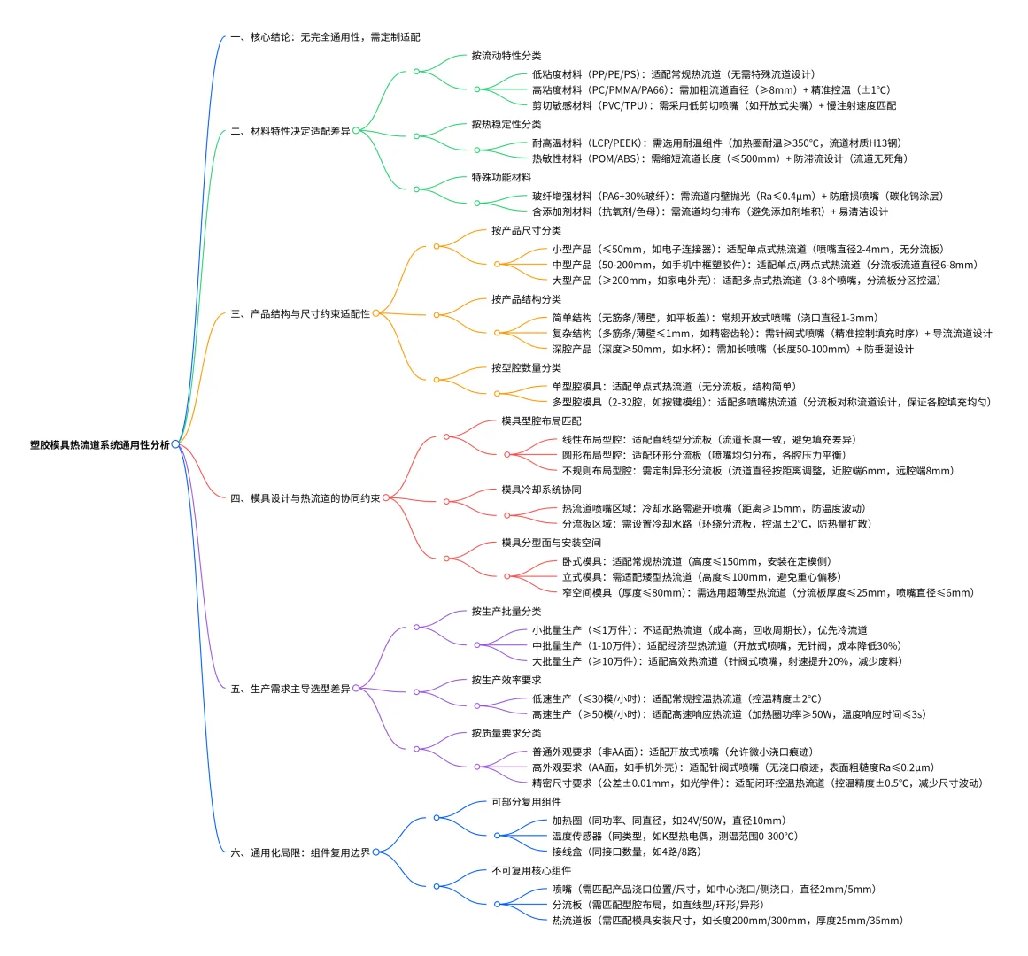 塑胶模具热流道系统通用性分析