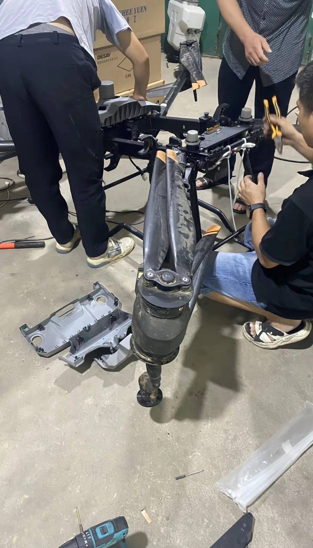 农业值保无人机维修