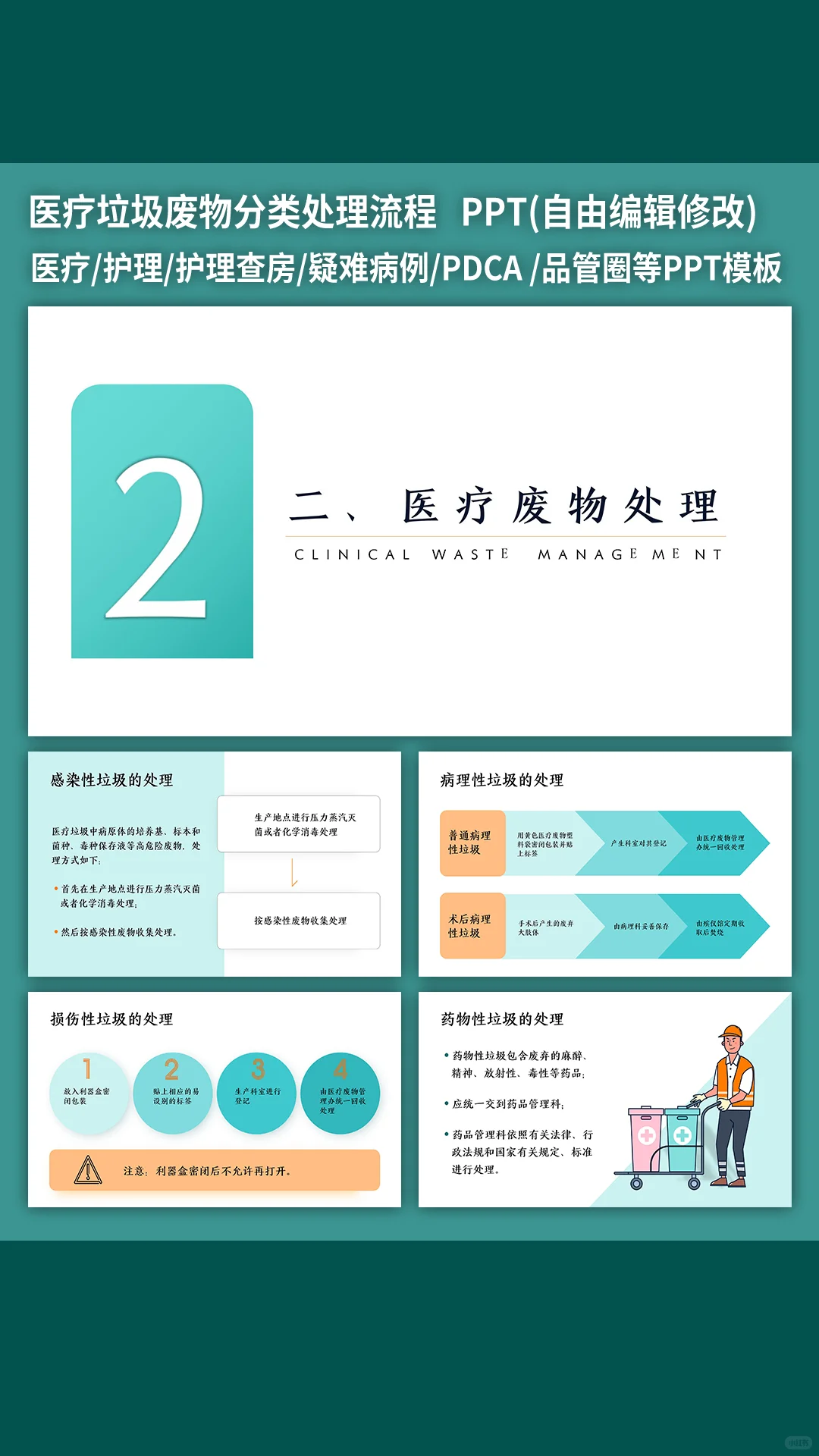 医疗垃圾废物分类处理流程