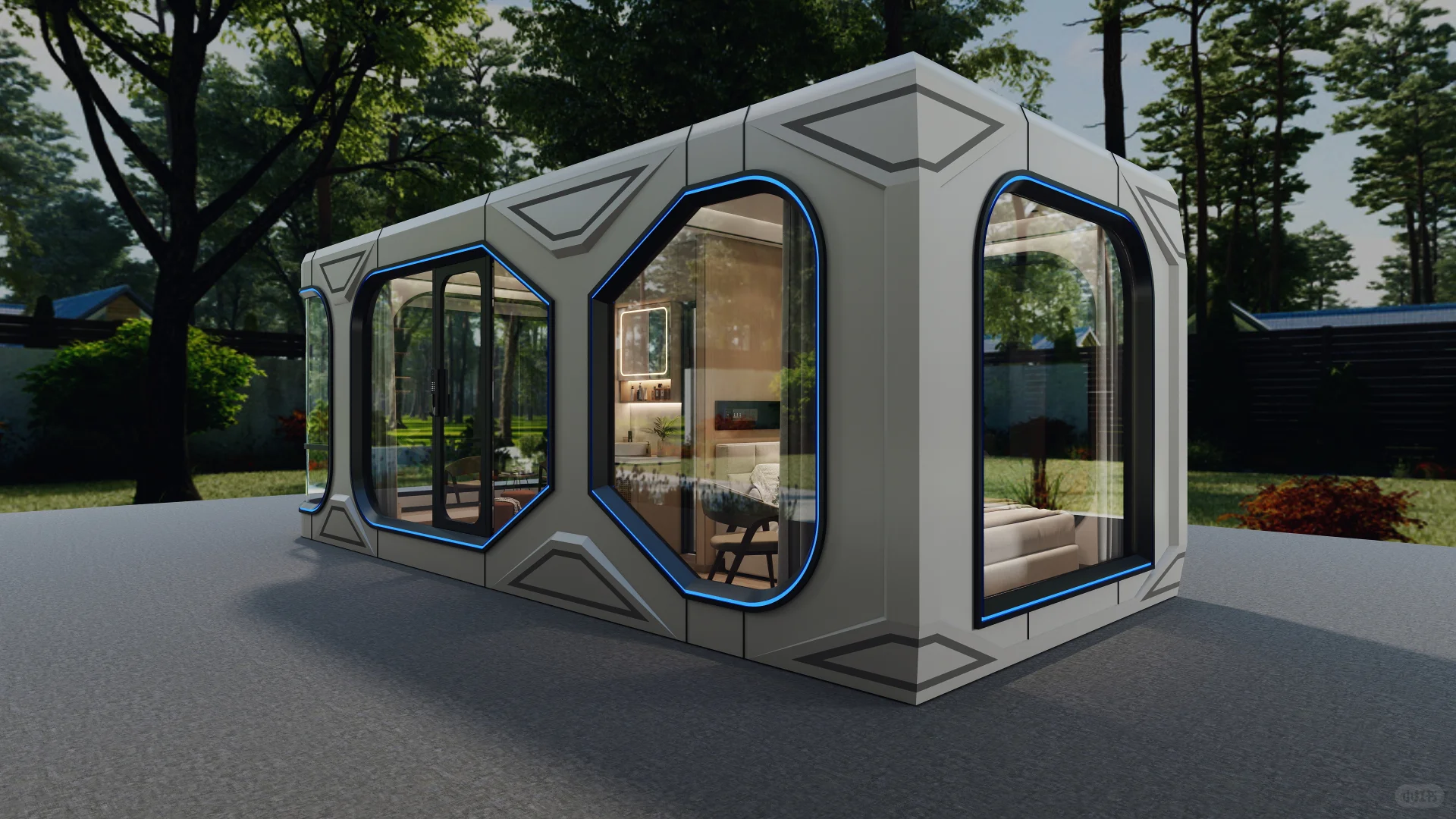 混凝土太空舱设计