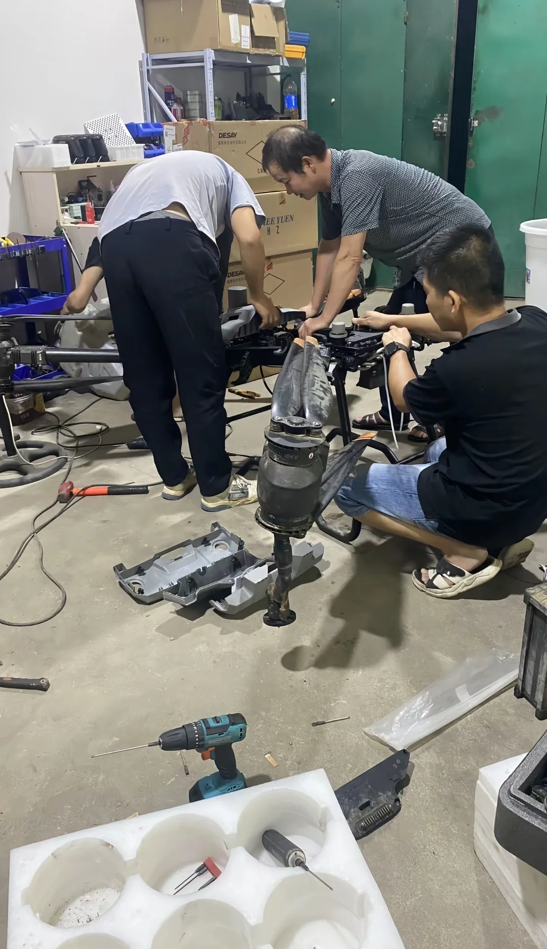 农业值保无人机维修