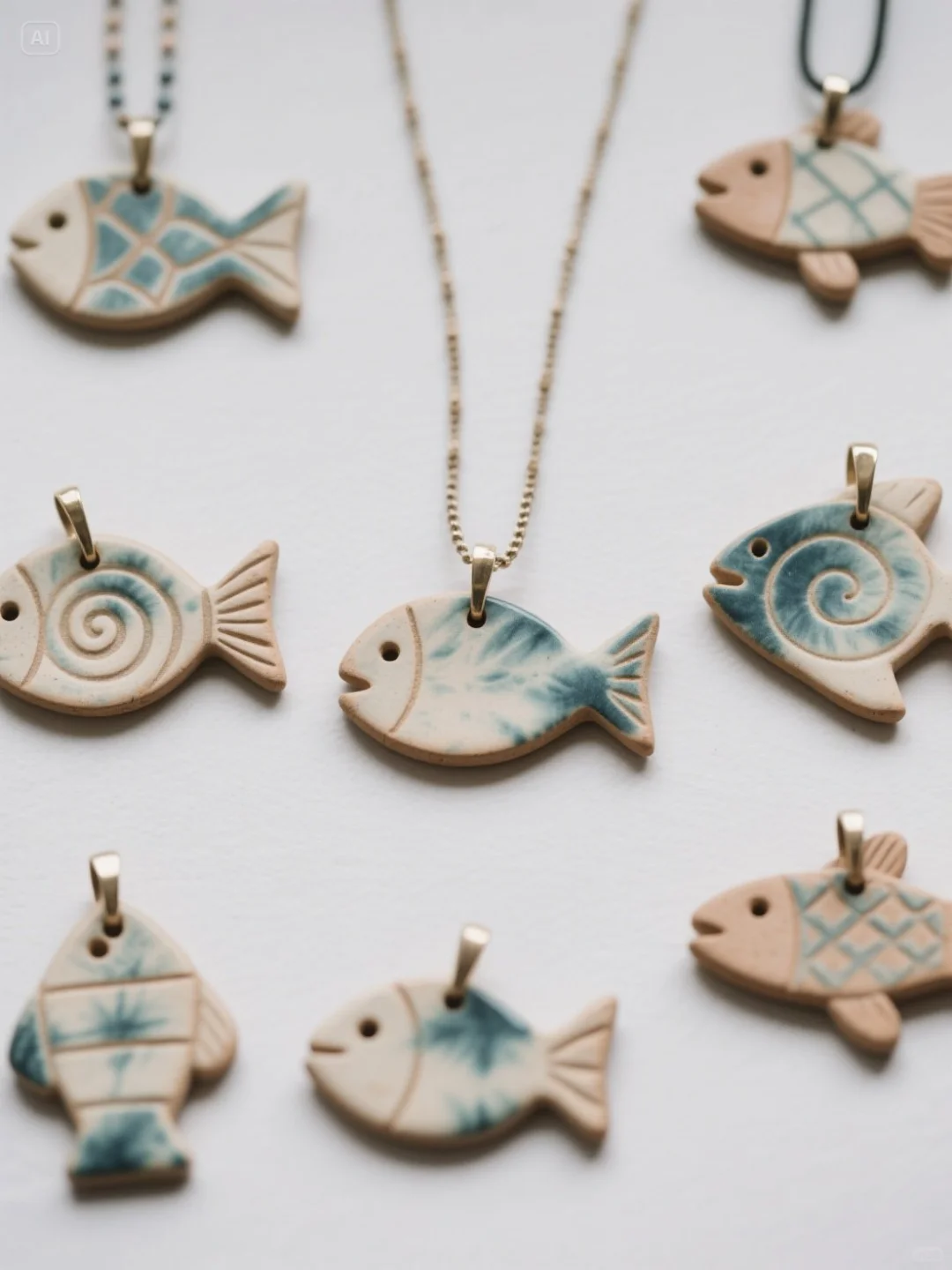 ?邂逅海洋精灵：陶泥鱼形项链的独特