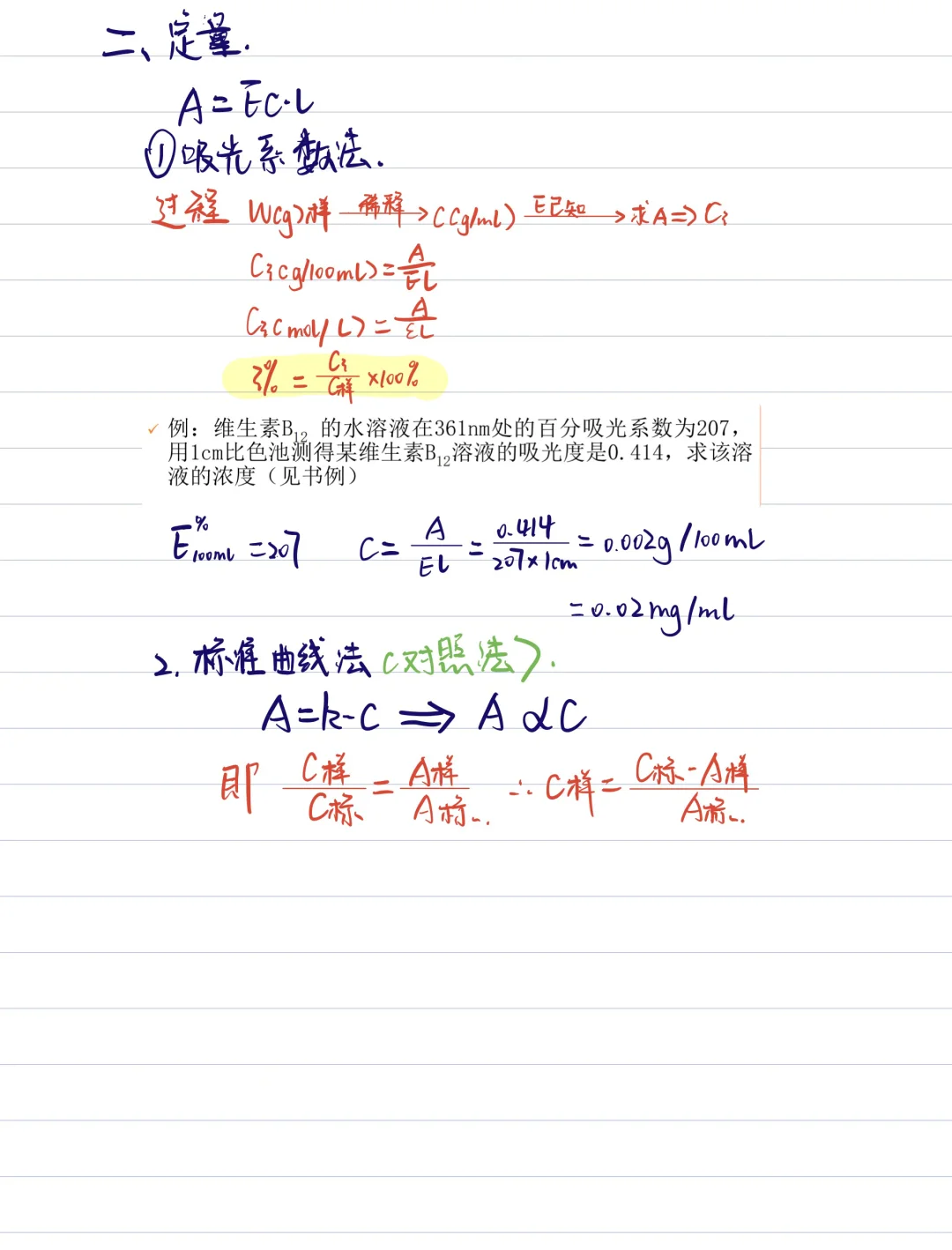 紫外分光光度法（cpu仪器分析笔记分享