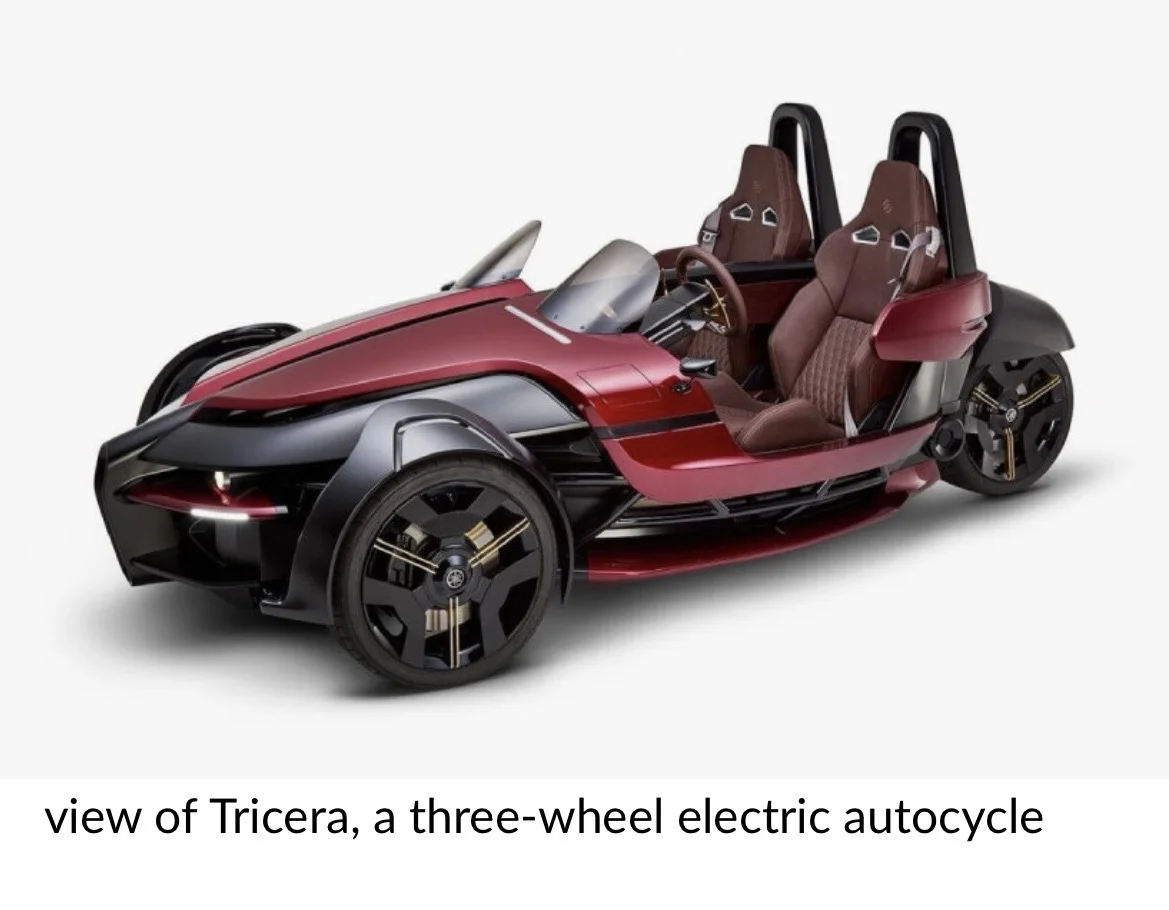 创意设计|雅马哈180度旋转摩托车