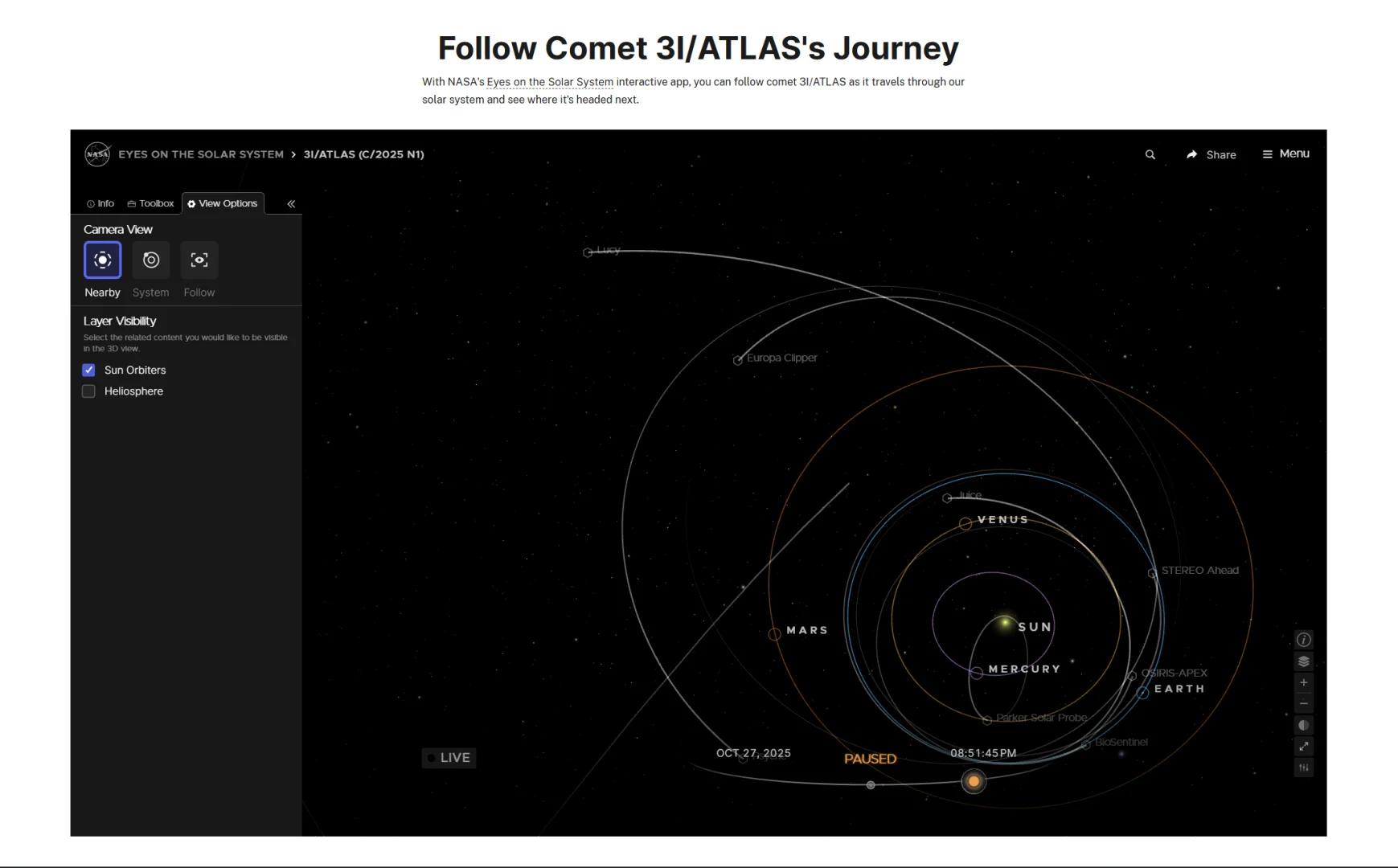 高速彗星3I/ATLAS