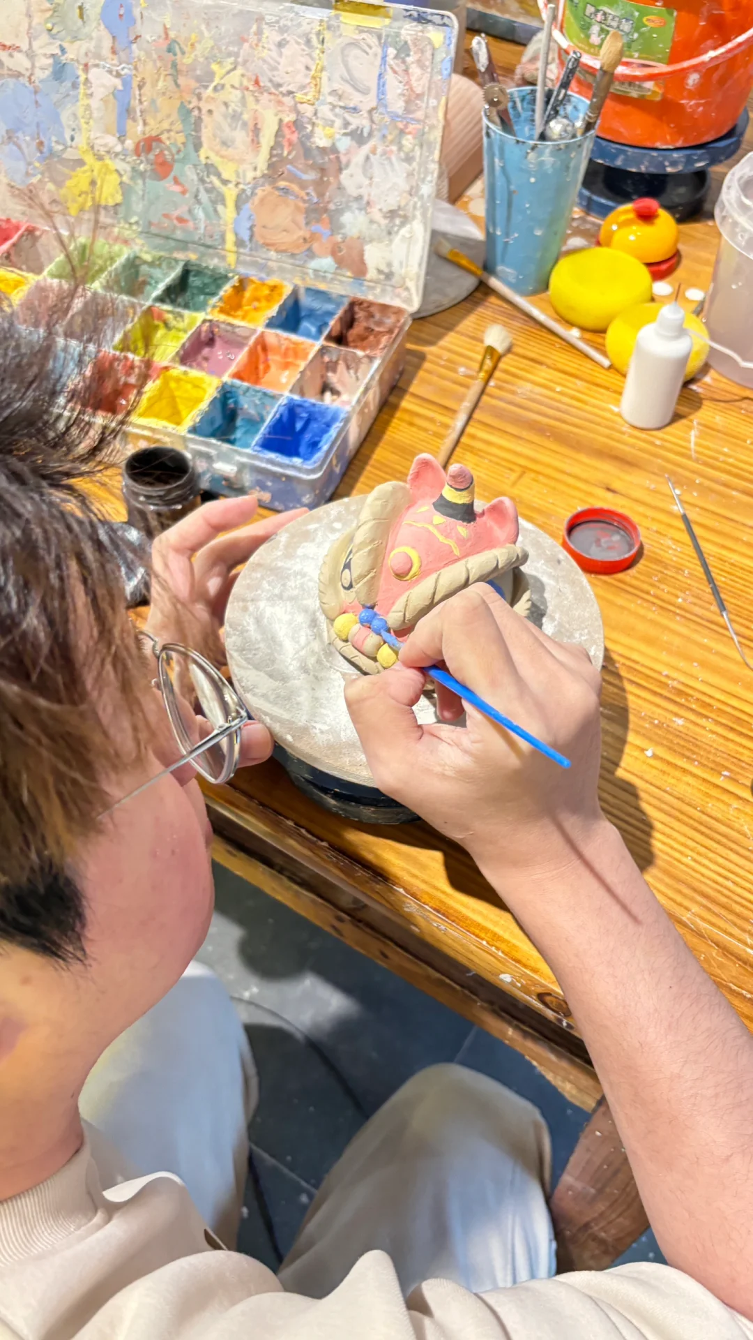 陶瓷舞狮摆件教程