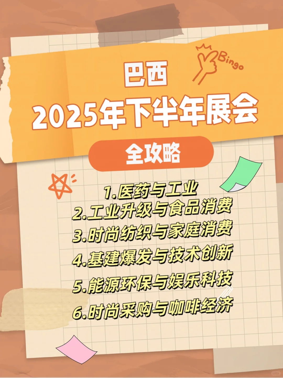 巴西2025下半年展会全攻略