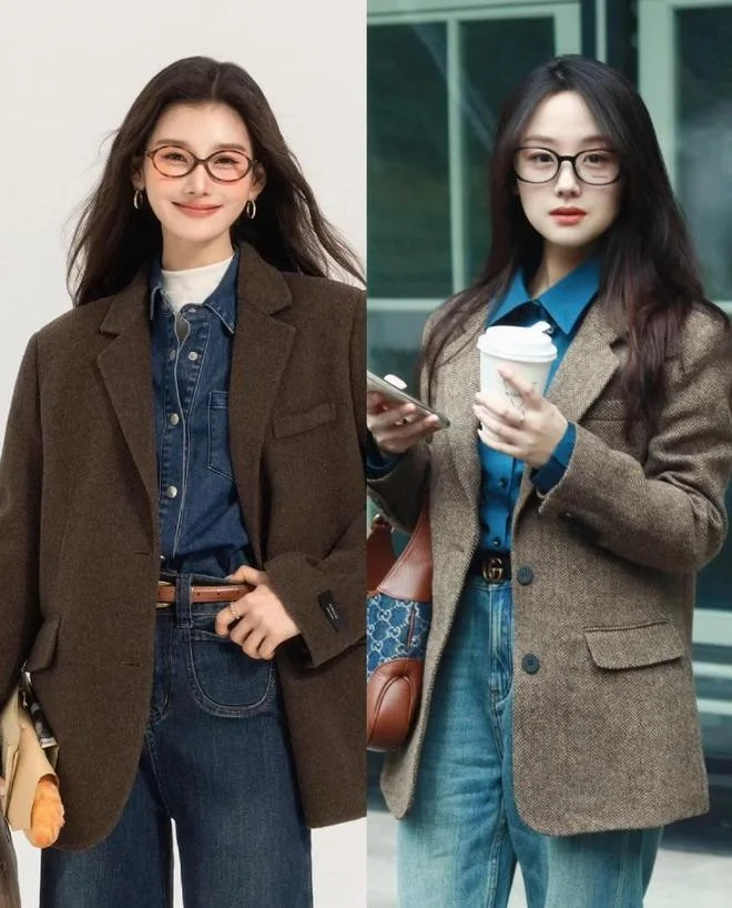 冬季职场穿搭秘籍：毛呢西装外套让你温暖又时尚！✨