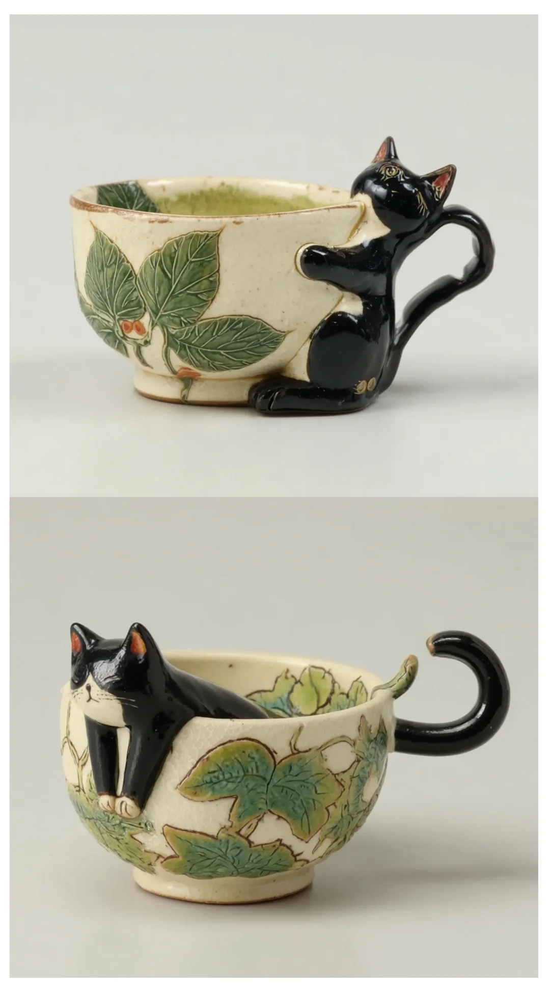 萌趣猫咪咖啡杯，点亮你的下午茶时光