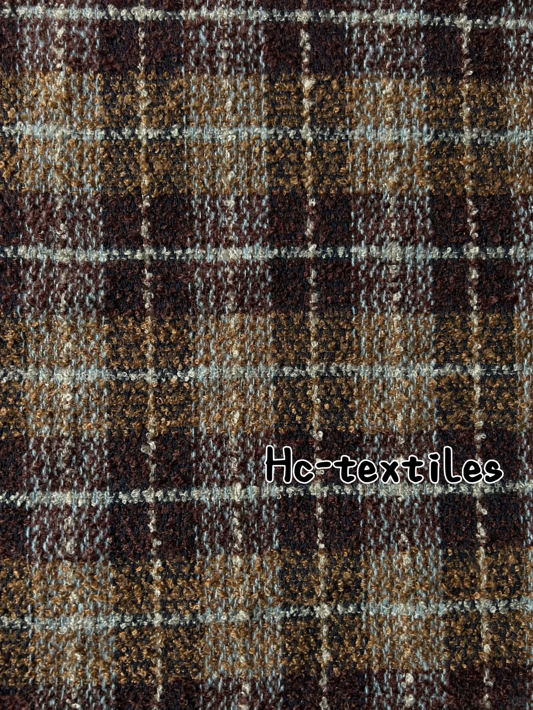 棕色系的经典永续?精选秋冬格纹小香风面料