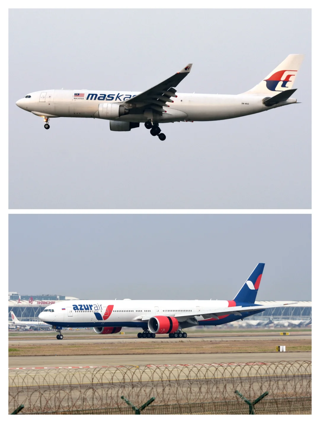 5年前的浦东机场 全球包机客改货 货机齐聚