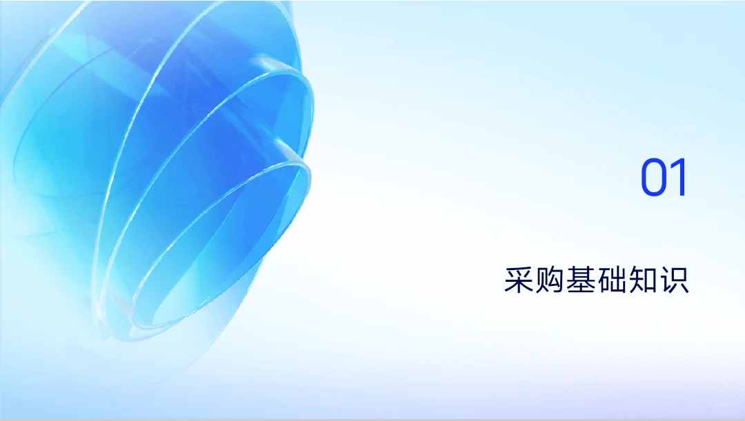 采购培训PPT大纲