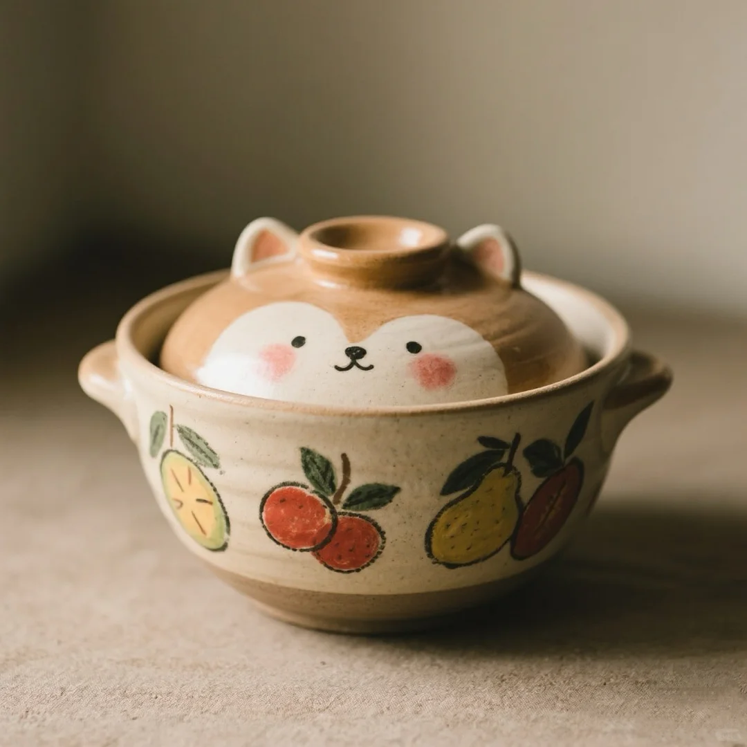 发现一只超可爱的猫咪泡面碗～