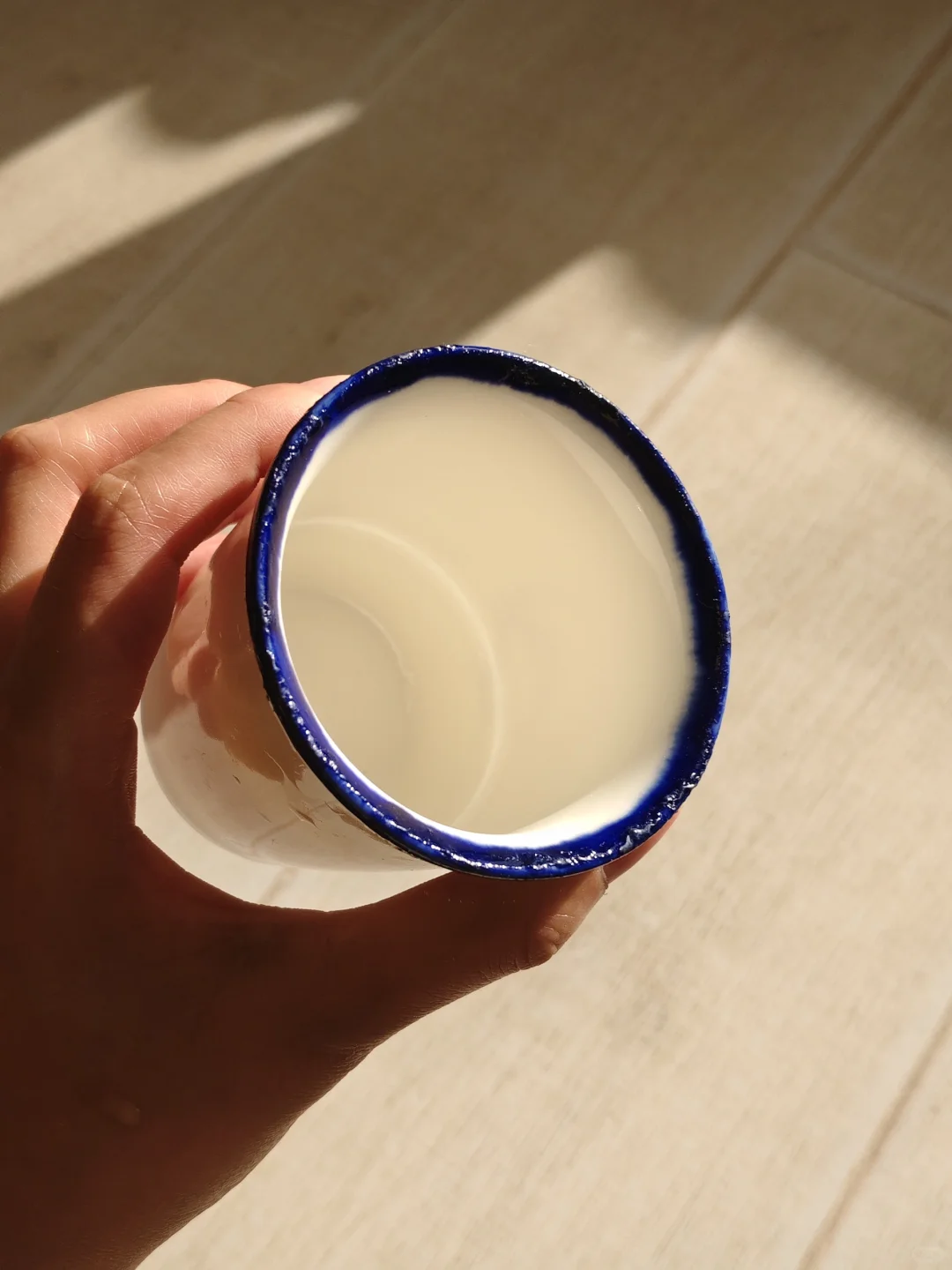 青花陶瓷杯烧出来咯