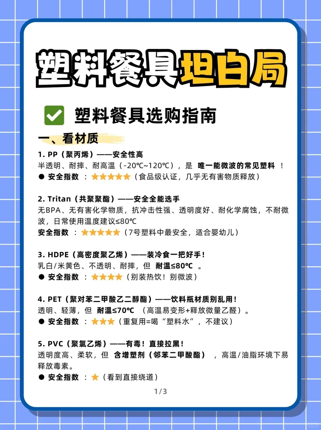 你值得更好|安全才是选对塑料餐具的关键词