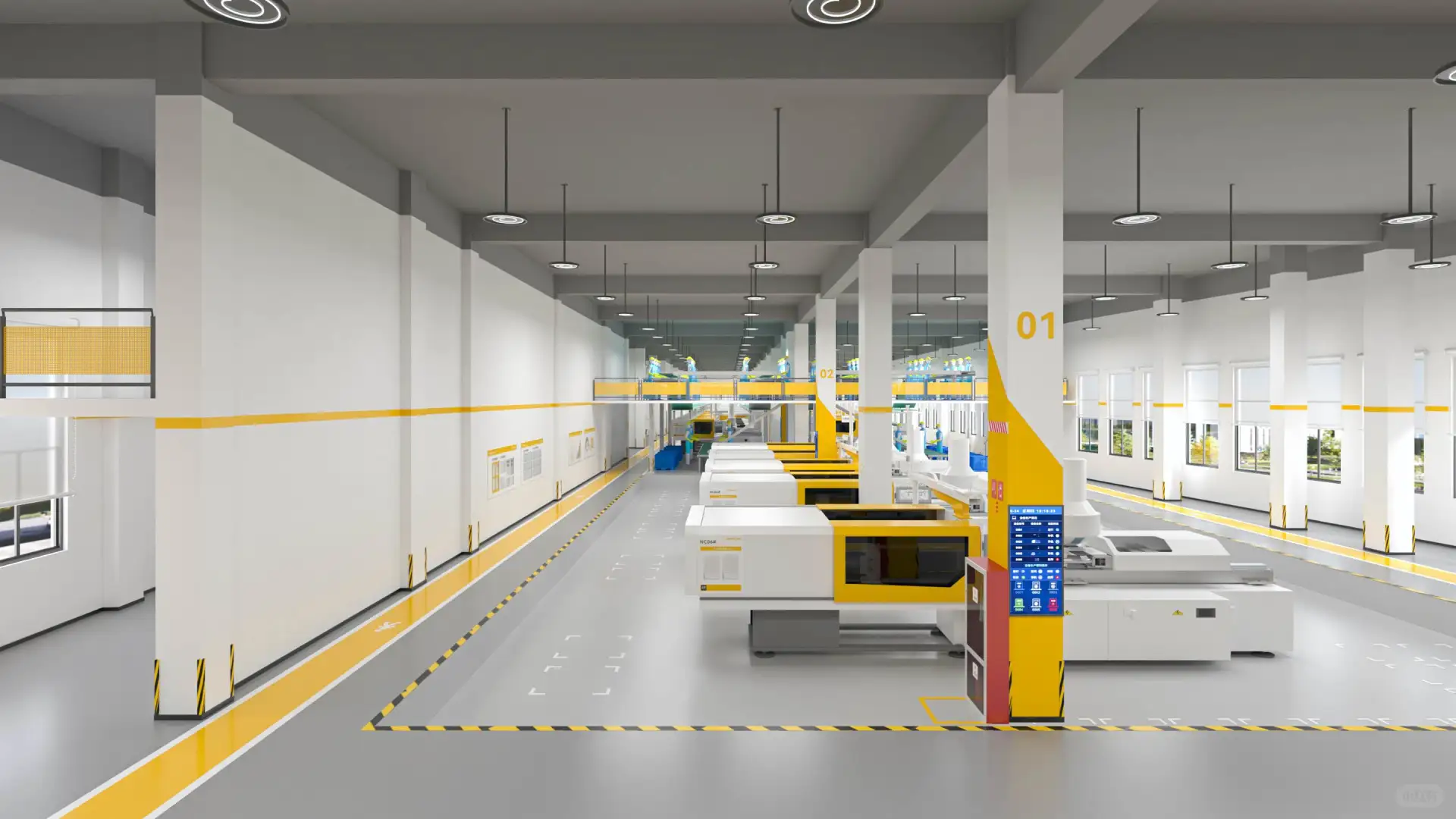 快看?注塑车间目视化这样做简约又高级?