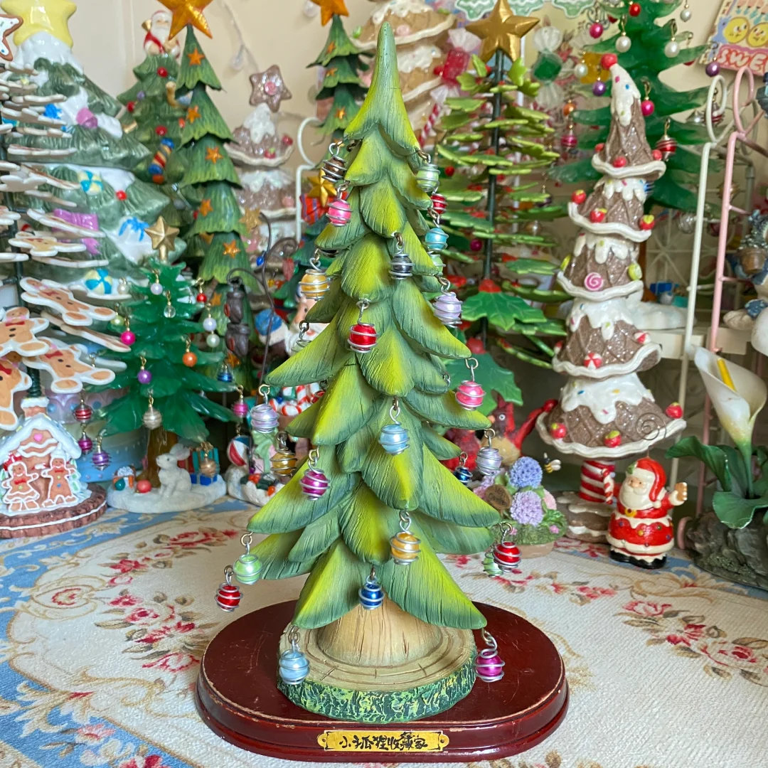 手作孤品圣诞树一颗～～