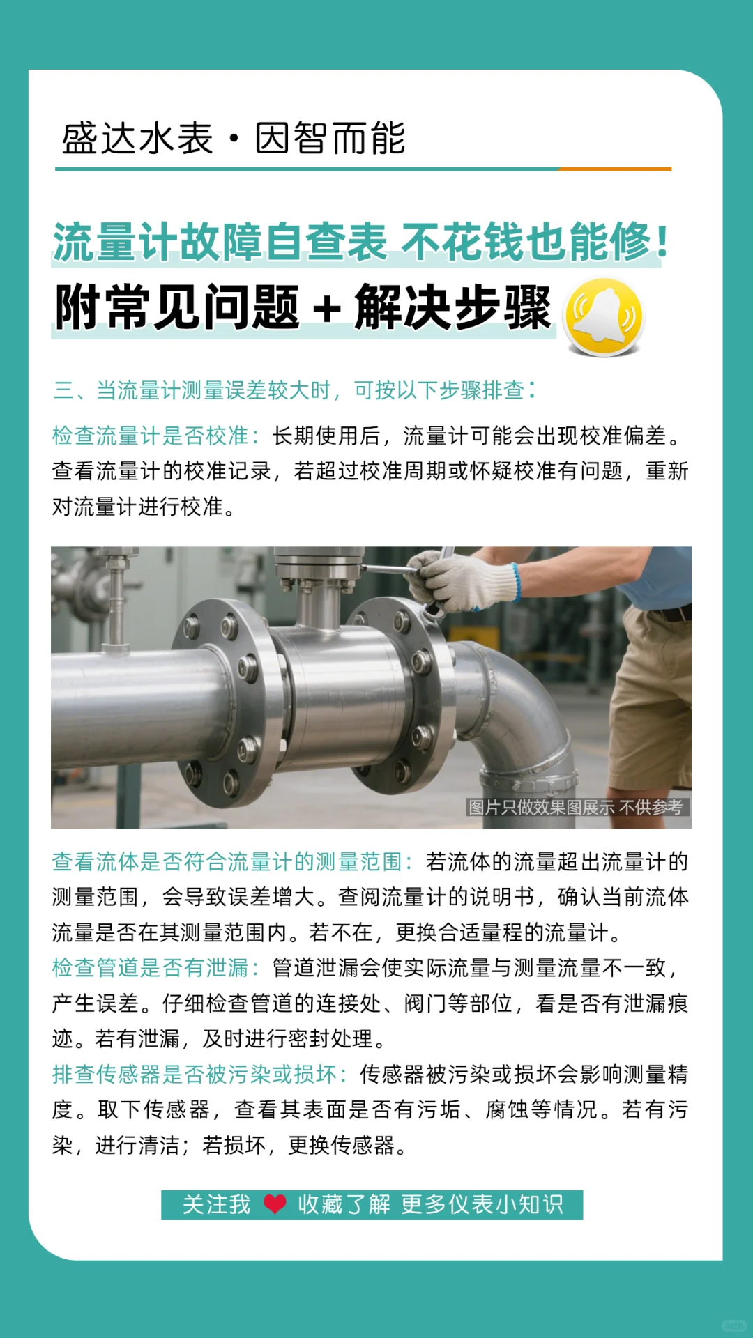 流量计故障自查表 不花钱也能修