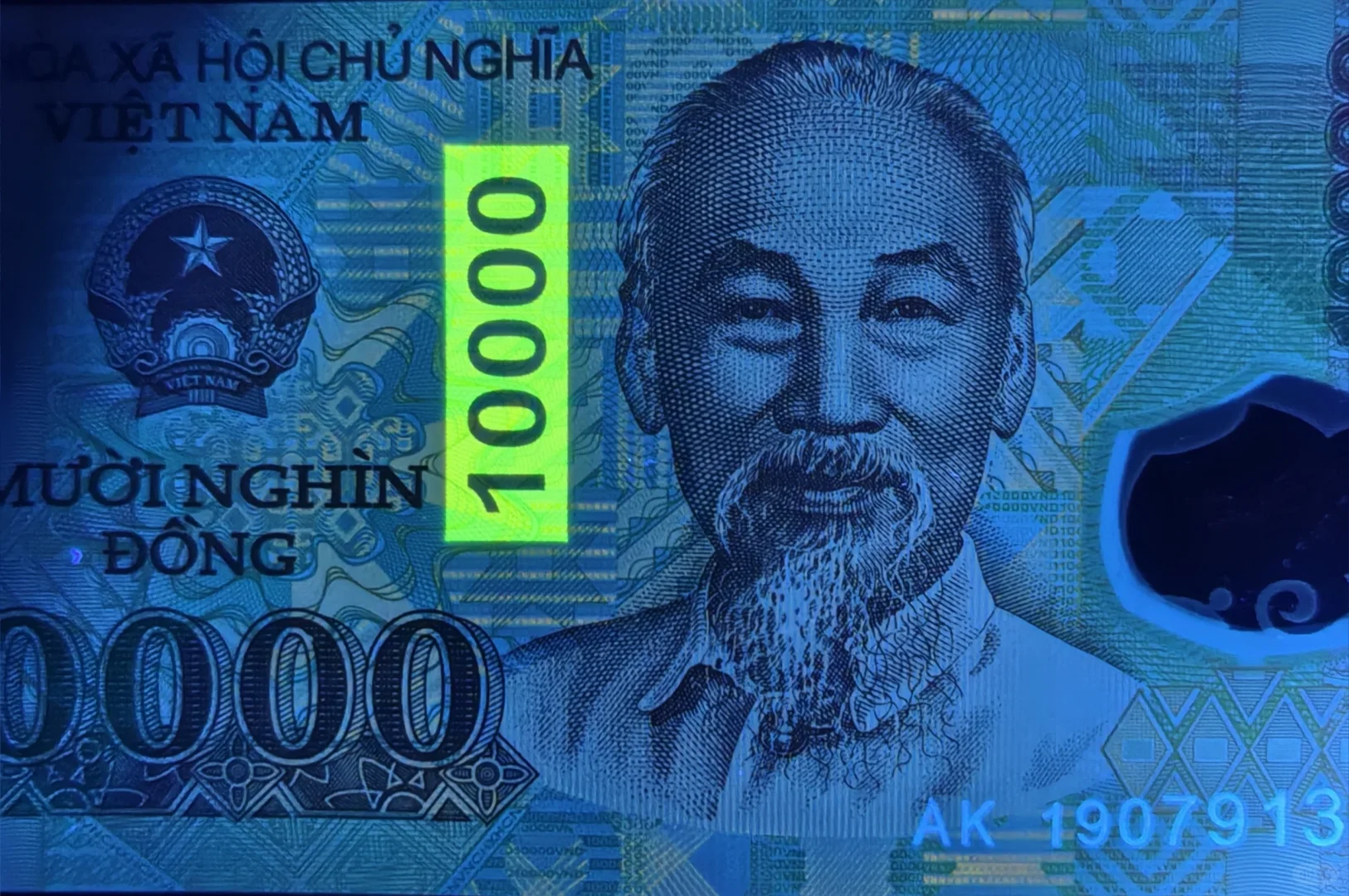 每日一钞:越南10000盾塑料钞