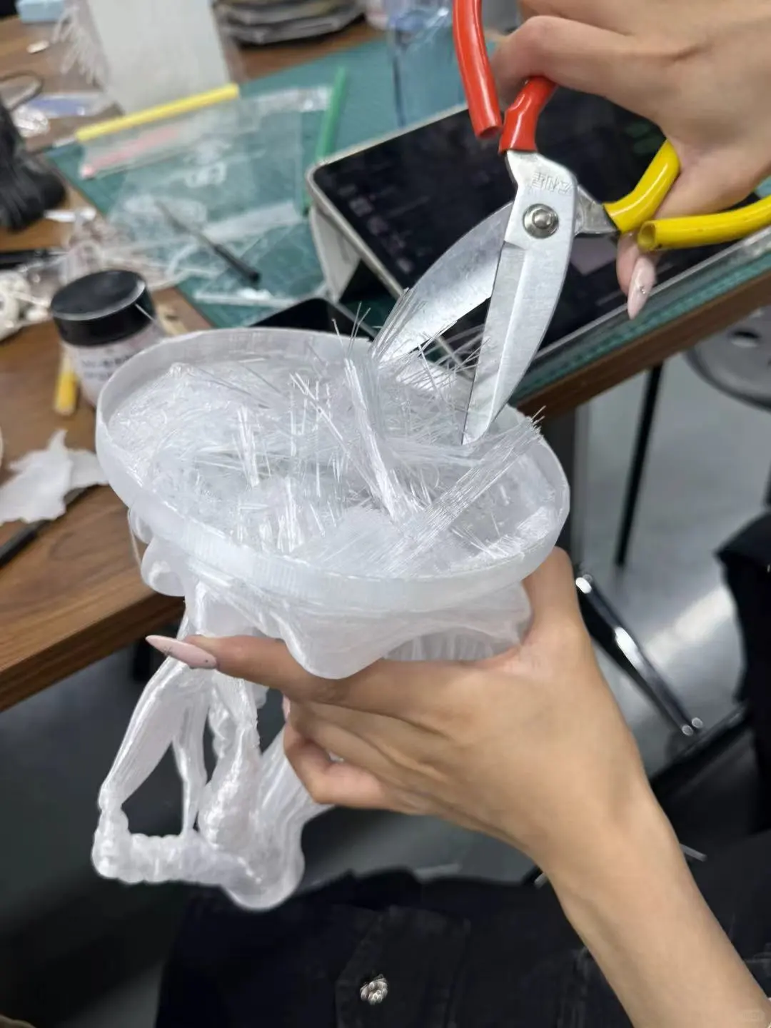 我在清华做了个水母灯……