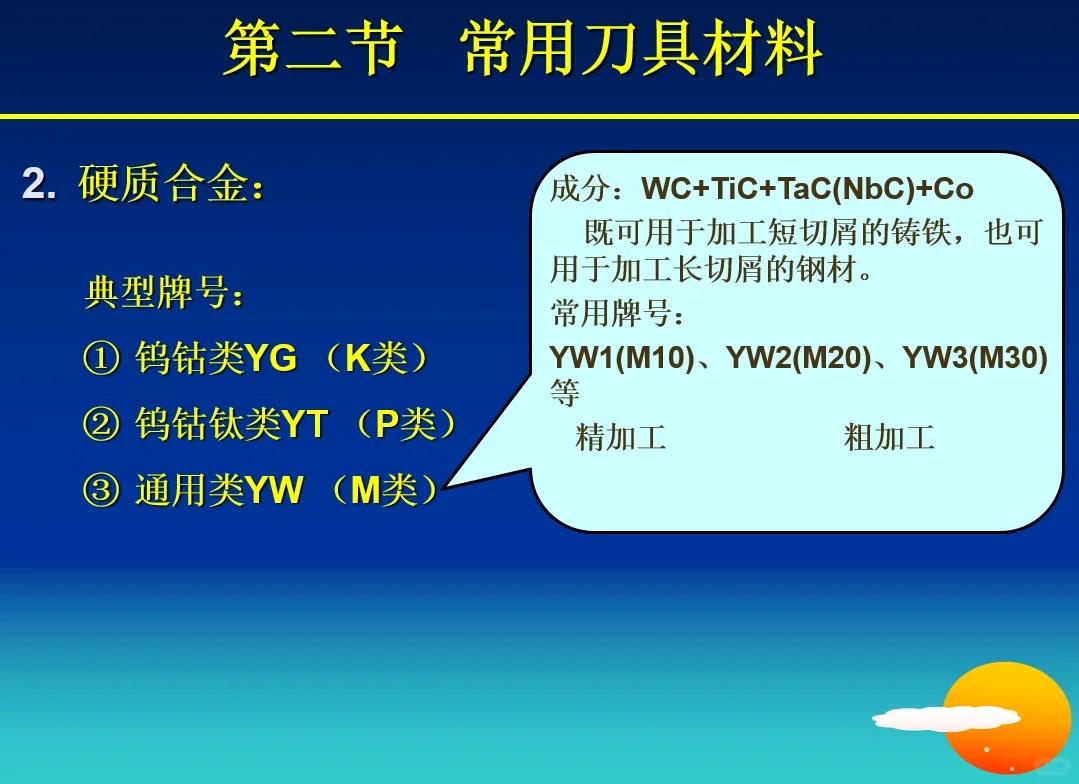 刀具材料的基本性能