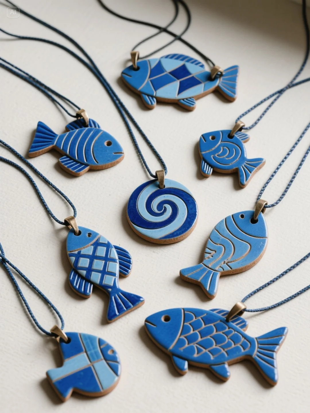 ?邂逅海洋精灵：陶泥鱼形项链的独特