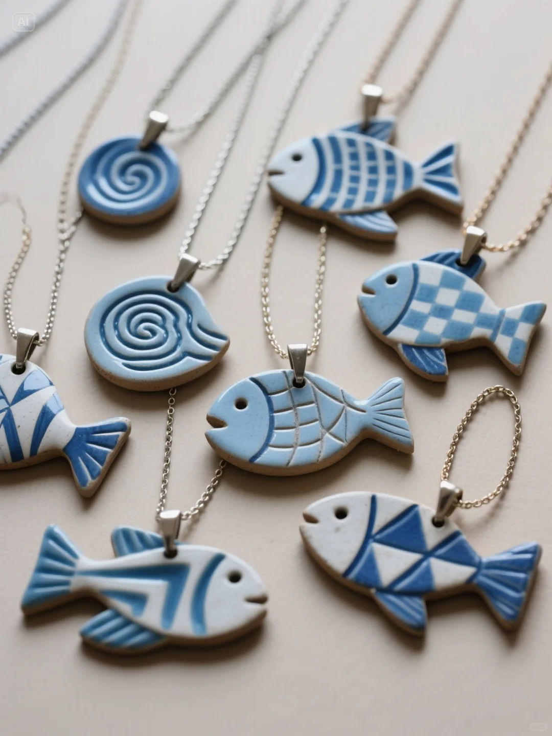 ?邂逅海洋精灵：陶泥鱼形项链的独特