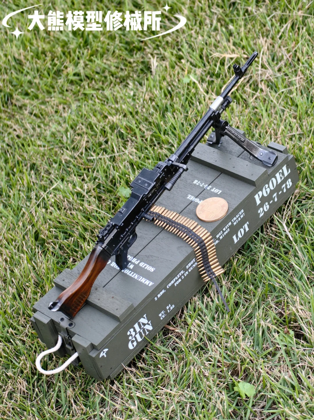 兵人武器模型-比利时FN MAG通用机枪