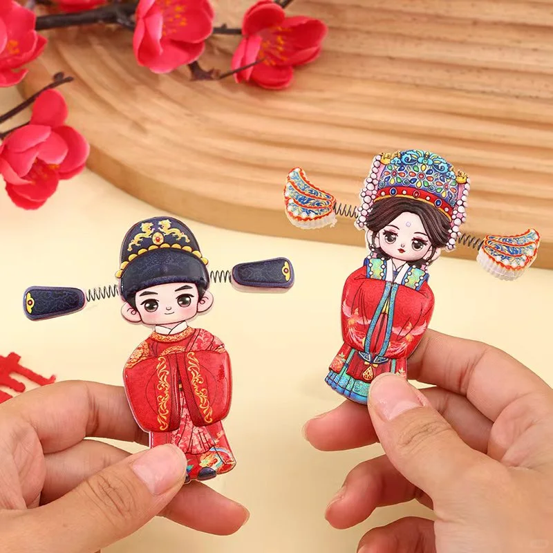 国潮婚服冰箱贴｜把中式浪漫钉在生活里✨