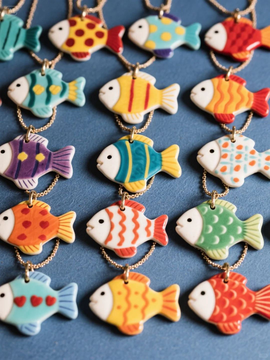 ?邂逅海洋精灵：陶泥鱼形项链的独特