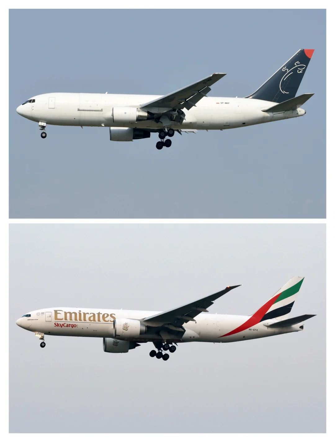 5年前的浦东机场 全球包机客改货 货机齐聚