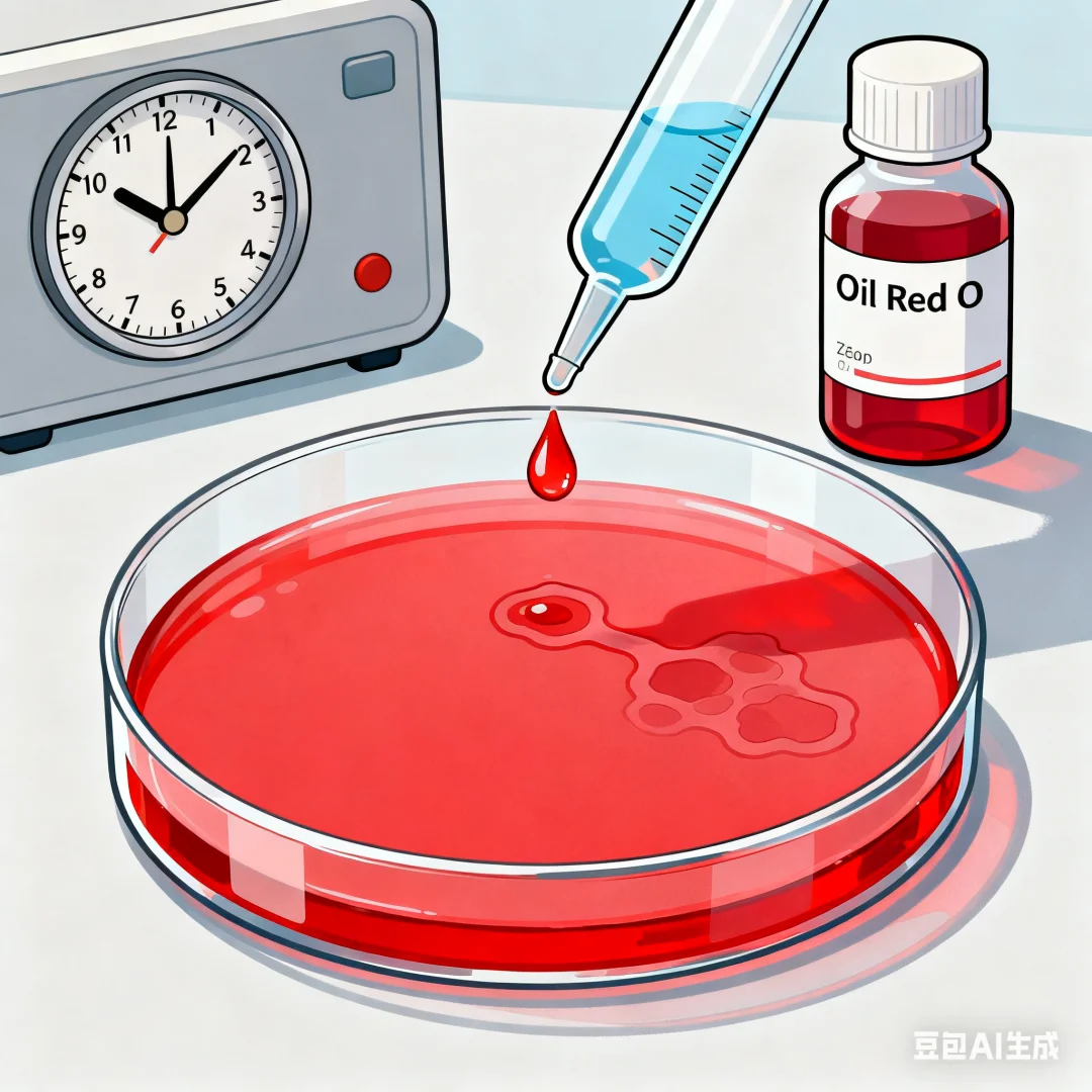 肝细胞功能评价实验——Oil Red O染色