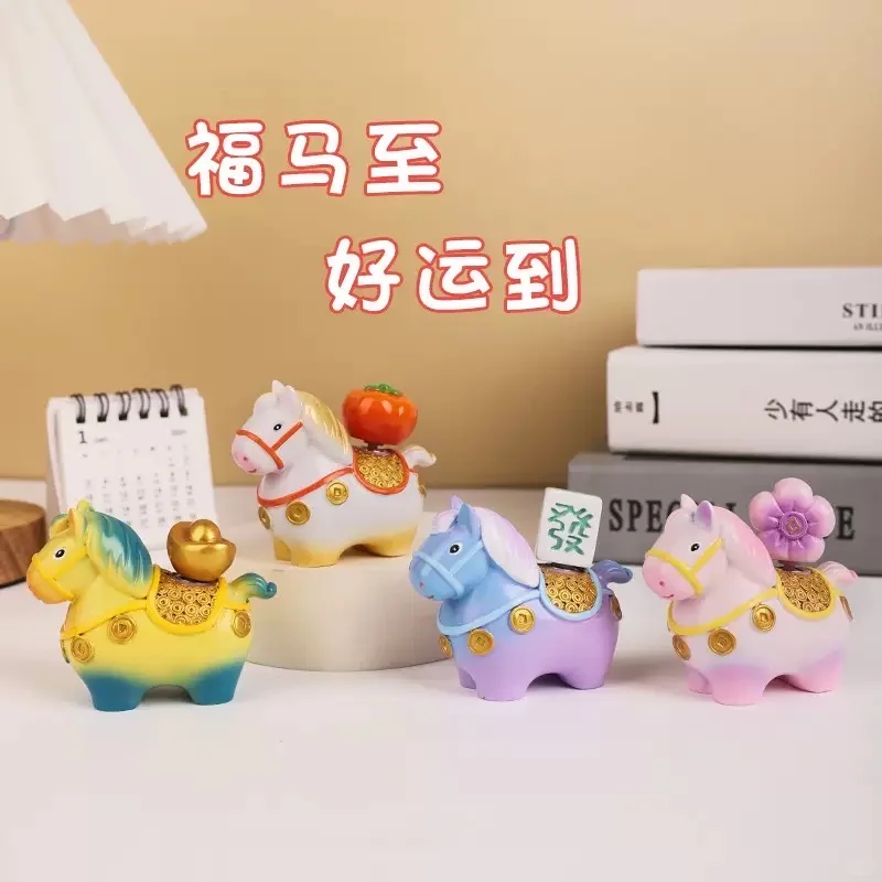 小马?福福摆件｜福气财马摆件