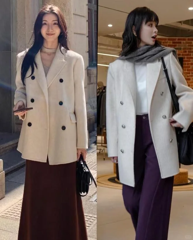 冬季职场穿搭秘籍：毛呢西装外套让你温暖又时尚！✨