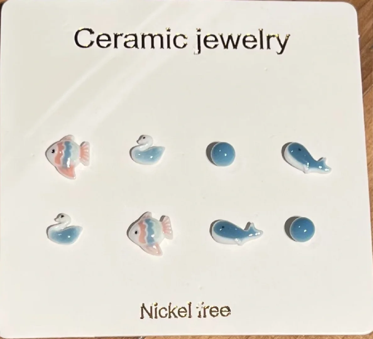 ?被追问N次的陶瓷耳钉！可爱到犯规啦～