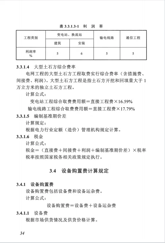 电力预算的基础预算规定