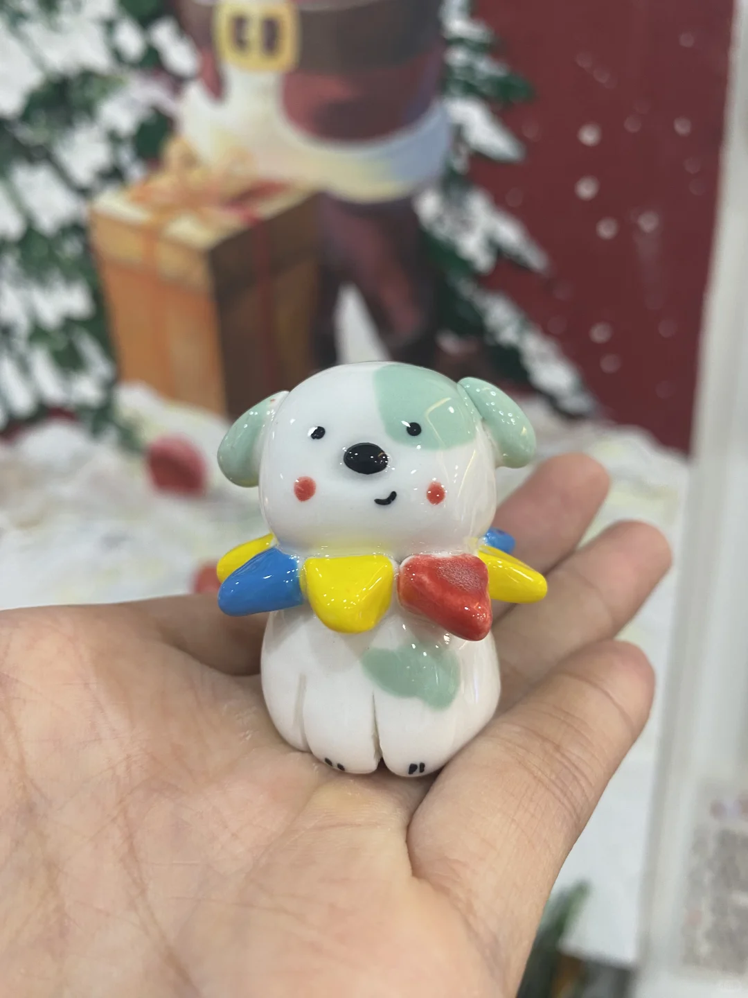 这样的奶萌陶瓷小狗谁不爱！