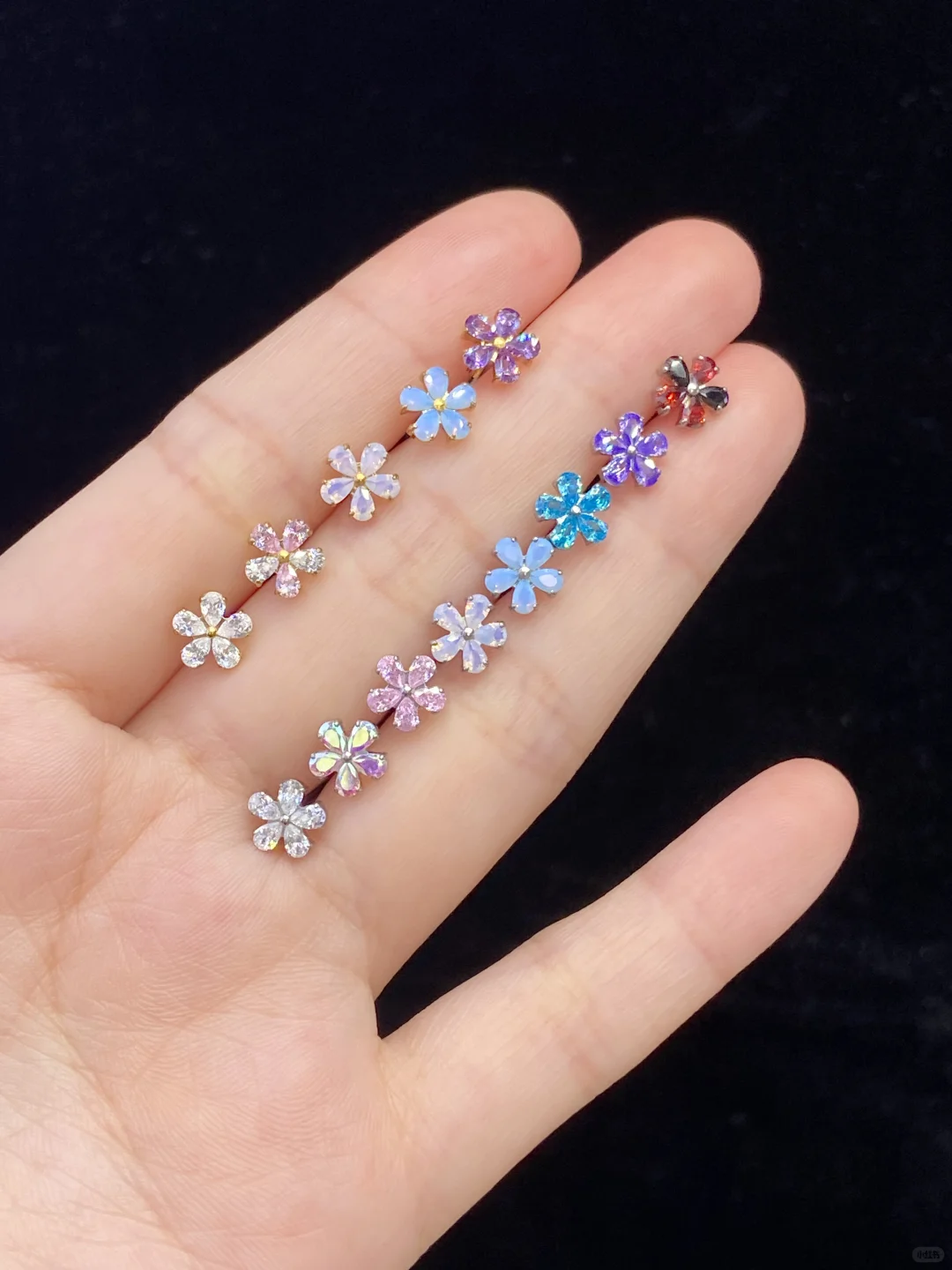 ⋆｡°钛合金樱花耳钉₊˚⟡ ꙳˖