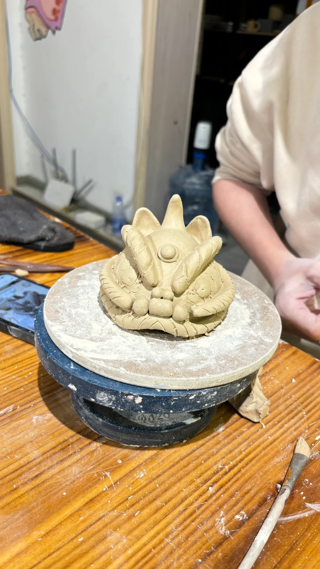 陶瓷舞狮摆件教程