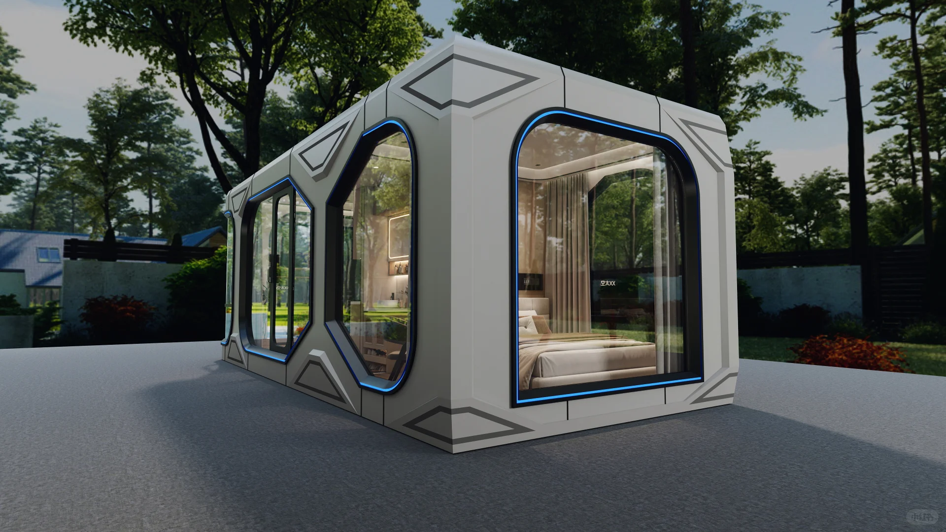 混凝土太空舱设计