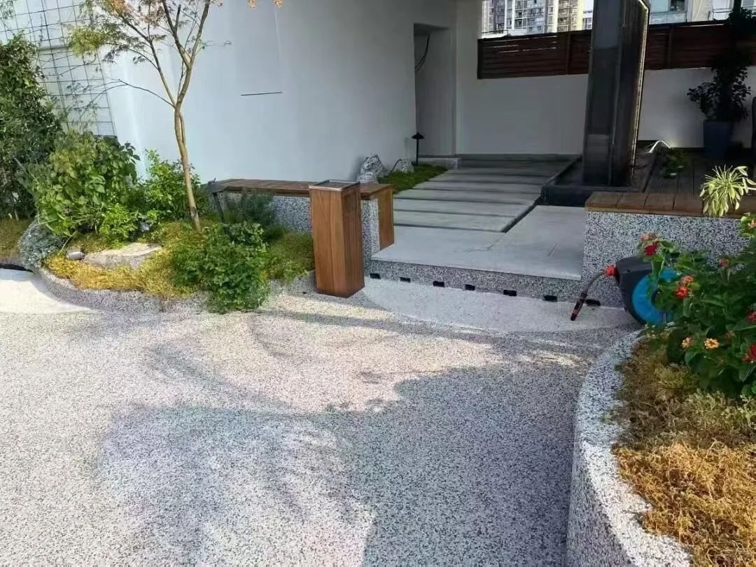 新工艺——树脂水洗石上线啦