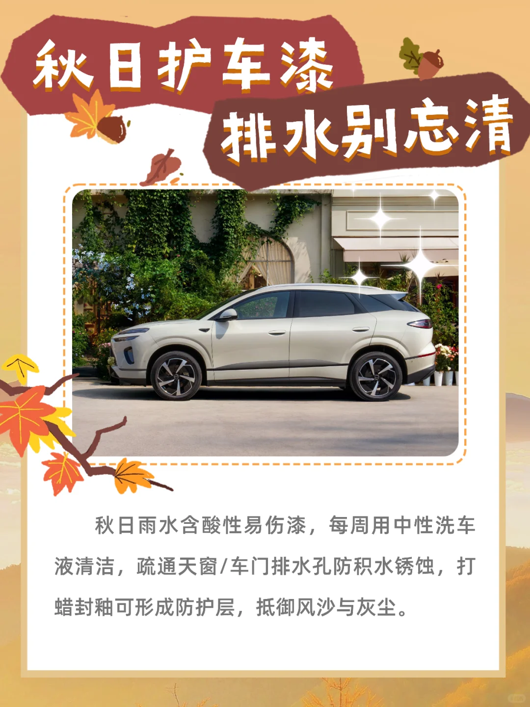 ?秋季汽车保养攻略，老司机都在看✅