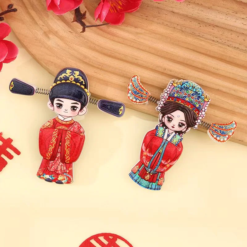 国潮婚服冰箱贴｜把中式浪漫钉在生活里✨