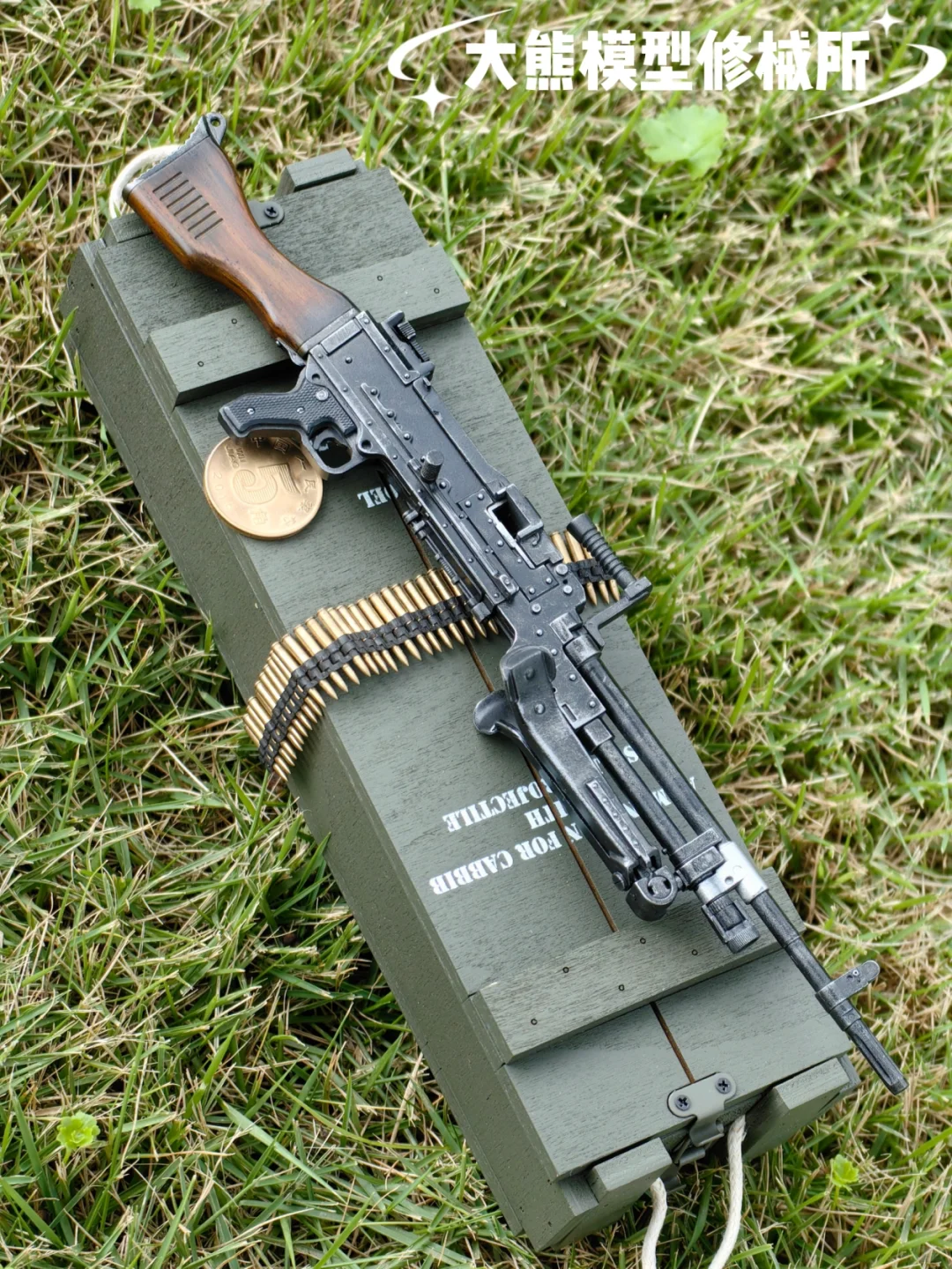 兵人武器模型-比利时FN MAG通用机枪