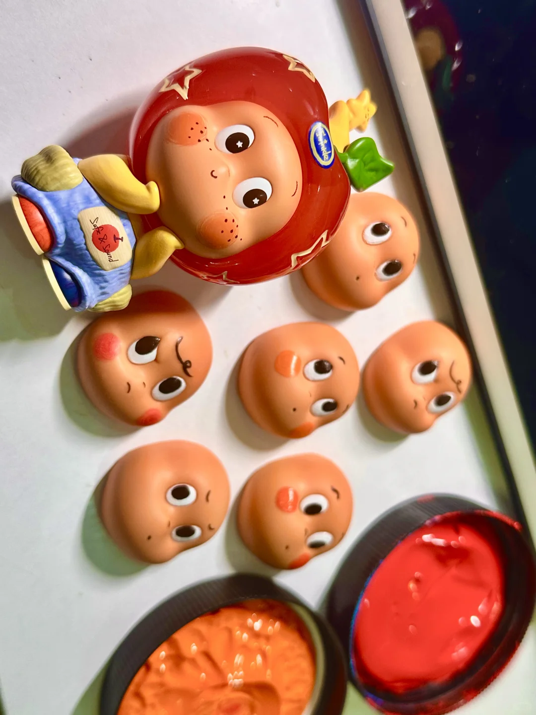 星星人脸模上色?步骤图