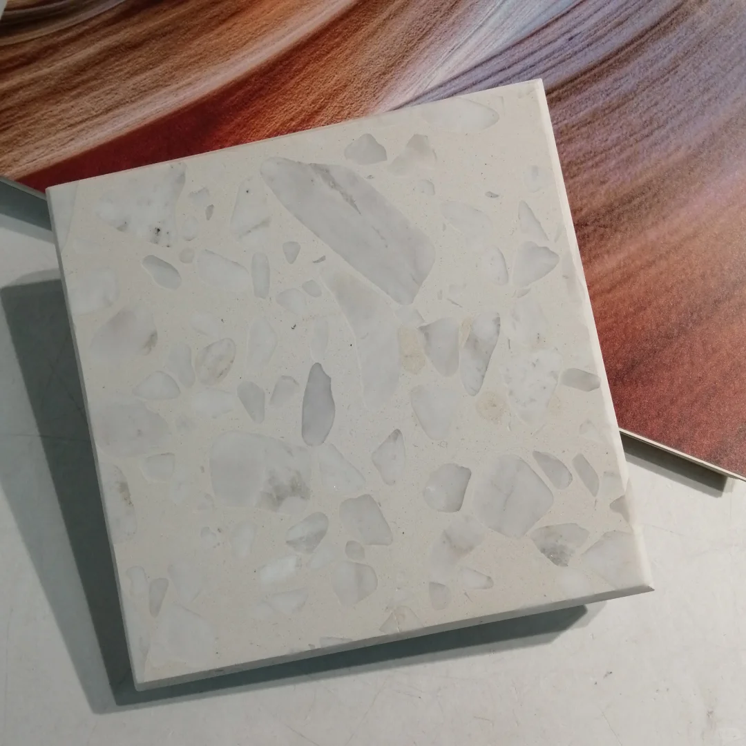 （不开裂的）米白色水磨石预制板现货款分享