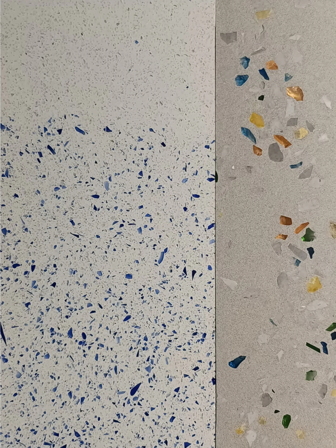 渐变、不均匀骨料水磨石预制板定制打样款