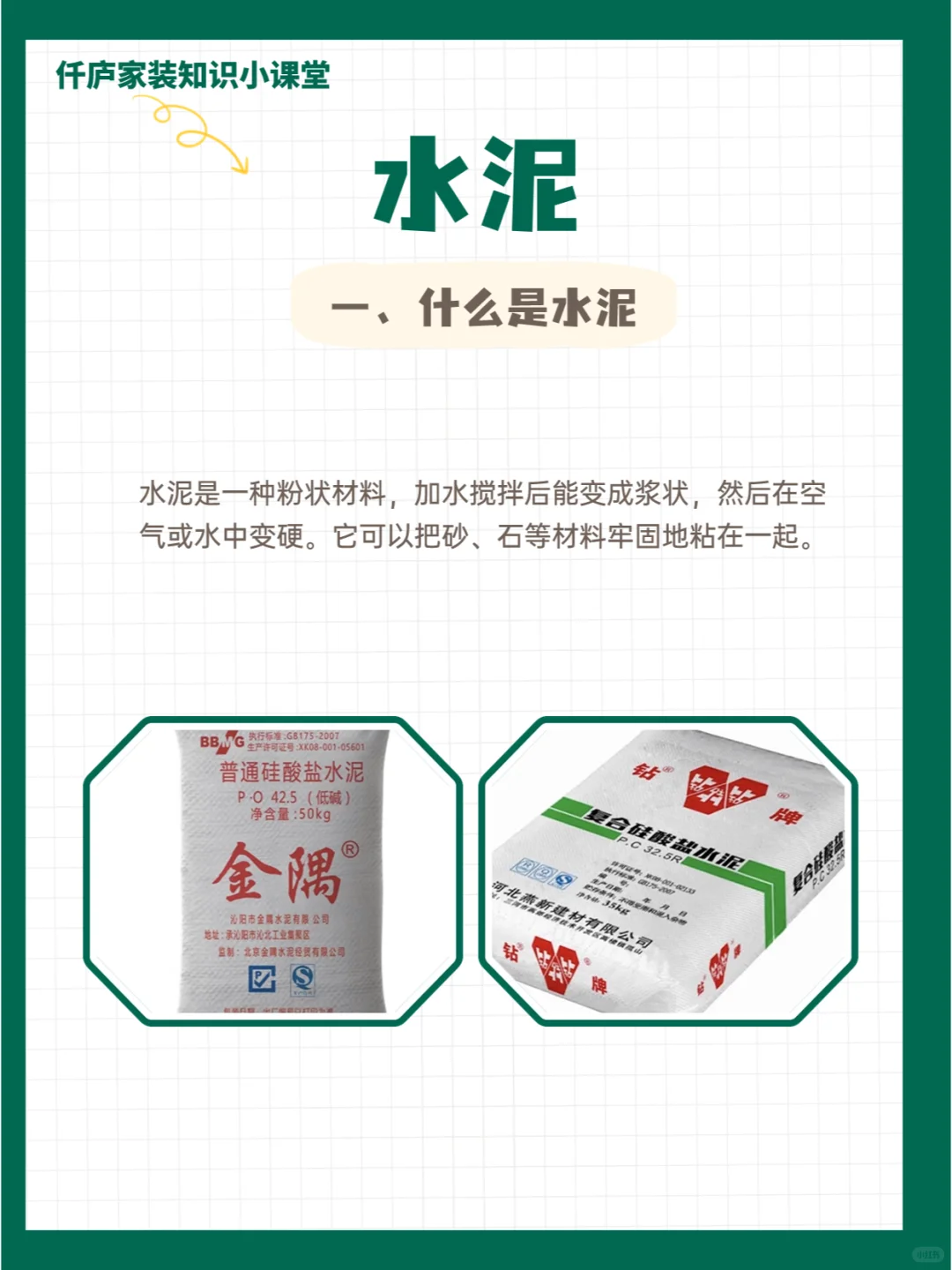 ?每天学习一个装修小知识 | 水泥