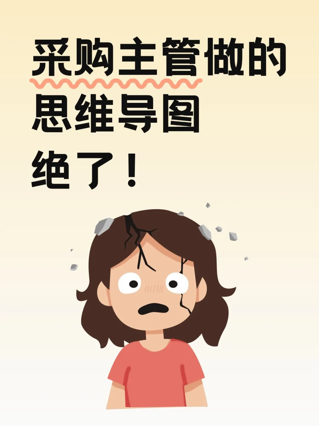 ?采购主管做的思维导图绝了?。