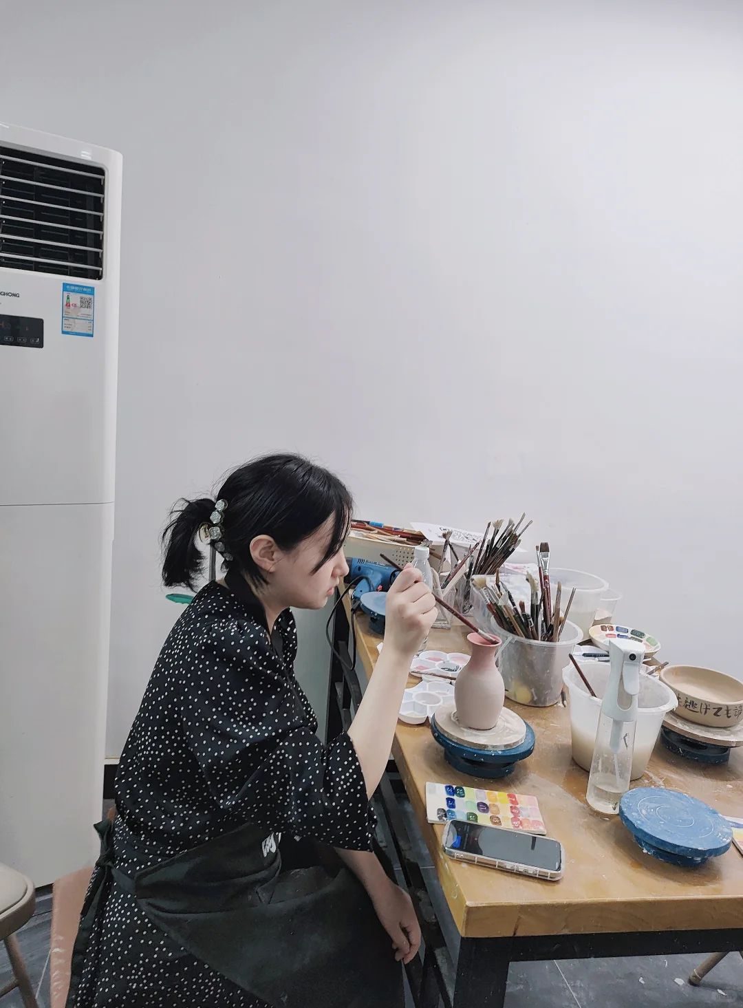 太喜欢这个渐变粉小花瓶了！谁懂～